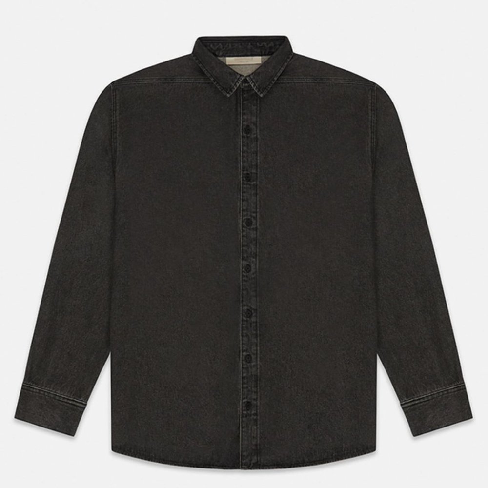 FOG Essentials | Kids Black Denim Shirt Unisex NWT